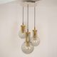 Rare Trio de lampes suspendues "Maxi Globe Lighting" par RAAK Amsterdam, années 1960