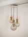 Rare trio of pendant lamps "Maxi Globe Lighting" by RAAK Amsterdam, 1960s
