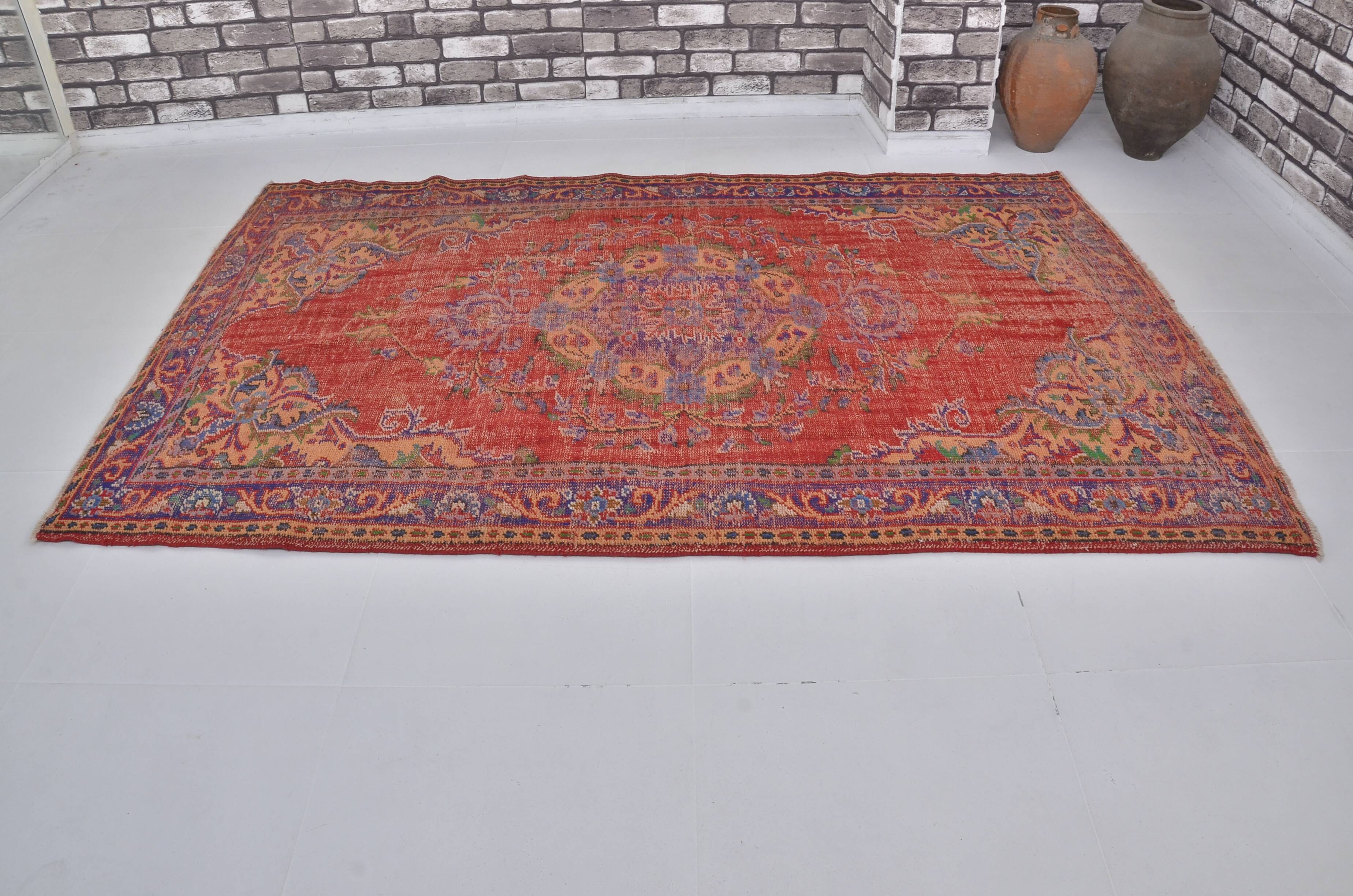 Vintage Turkish Antique Red Rug sku 2328
