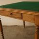 Table à jeux en noyer 1900