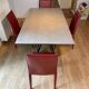 Roche bobois – design dining table + 4 chairs – excellent condition