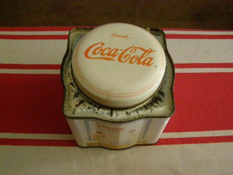 Old metal advertising box "Coca Cola"
