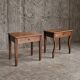 2 x matching night stand / side table / 1980s