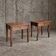 2 x matching night stand / side table / 1980s