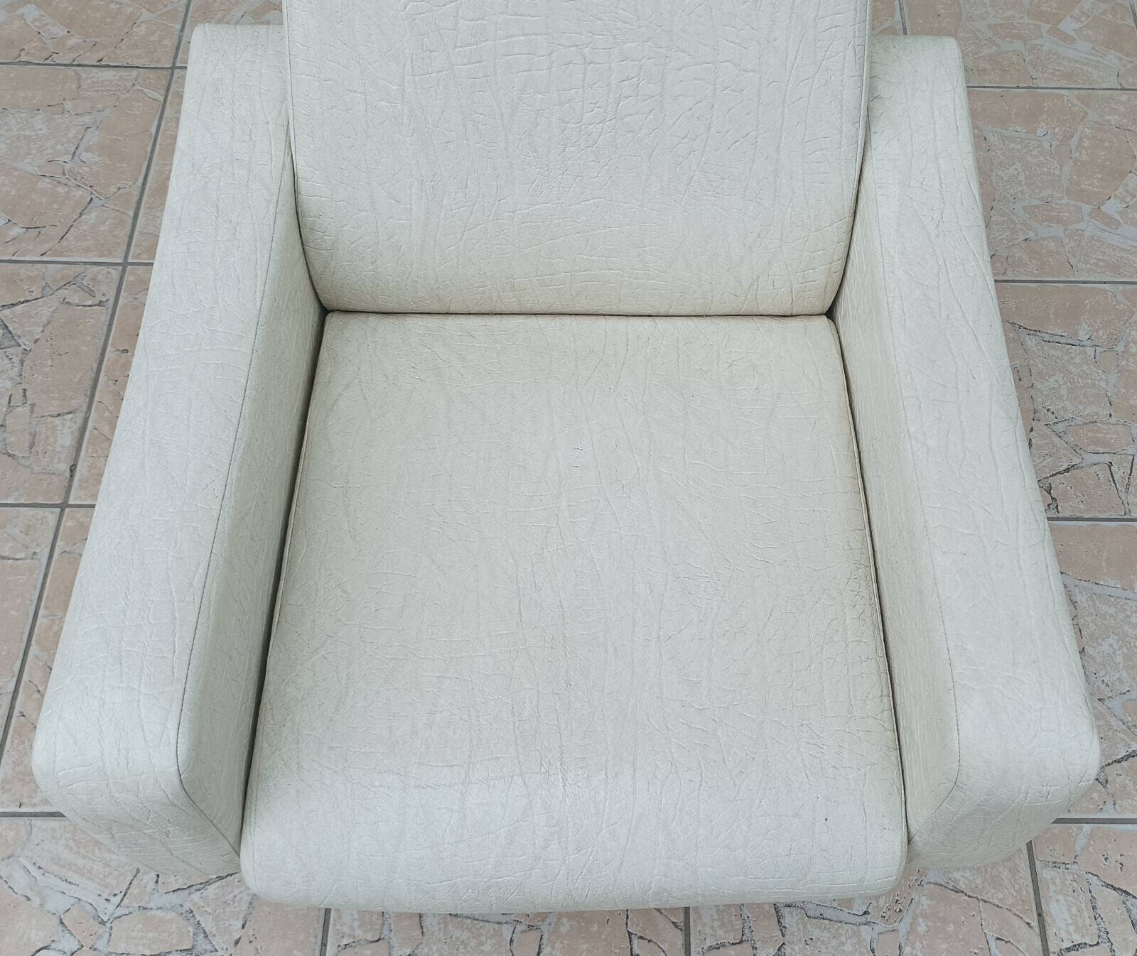 Vintage BEKA armchair in faux leather