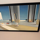 Canvas by Thierry Mysisus "The Blue Shadow" 2015