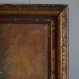 Large oil painting on canvas, unknown Danish artist, late 1800s.