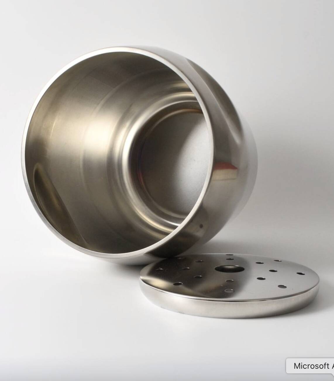 Carlo Mazzeri & Luigi Massoni for Alessi, ice bucket / wine design 1950.