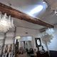 Pair of Murano chandeliers in petal by Paolo Venini