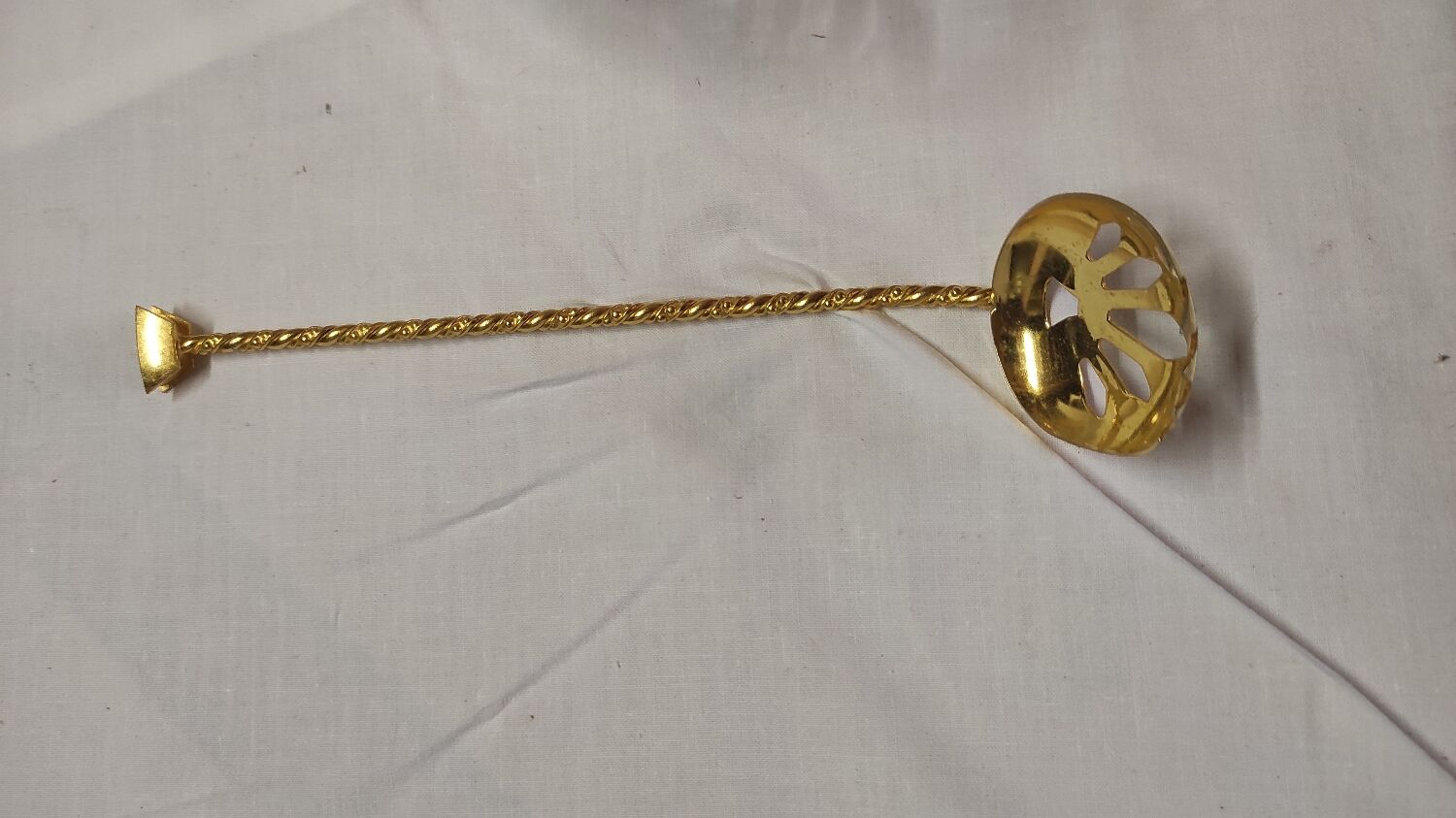 Golden vintage ice bucket