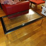 élégante table basse Hollywood Regency 1970