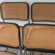 Lot de 4 chaises Cesca B32 par Marcel Breuer