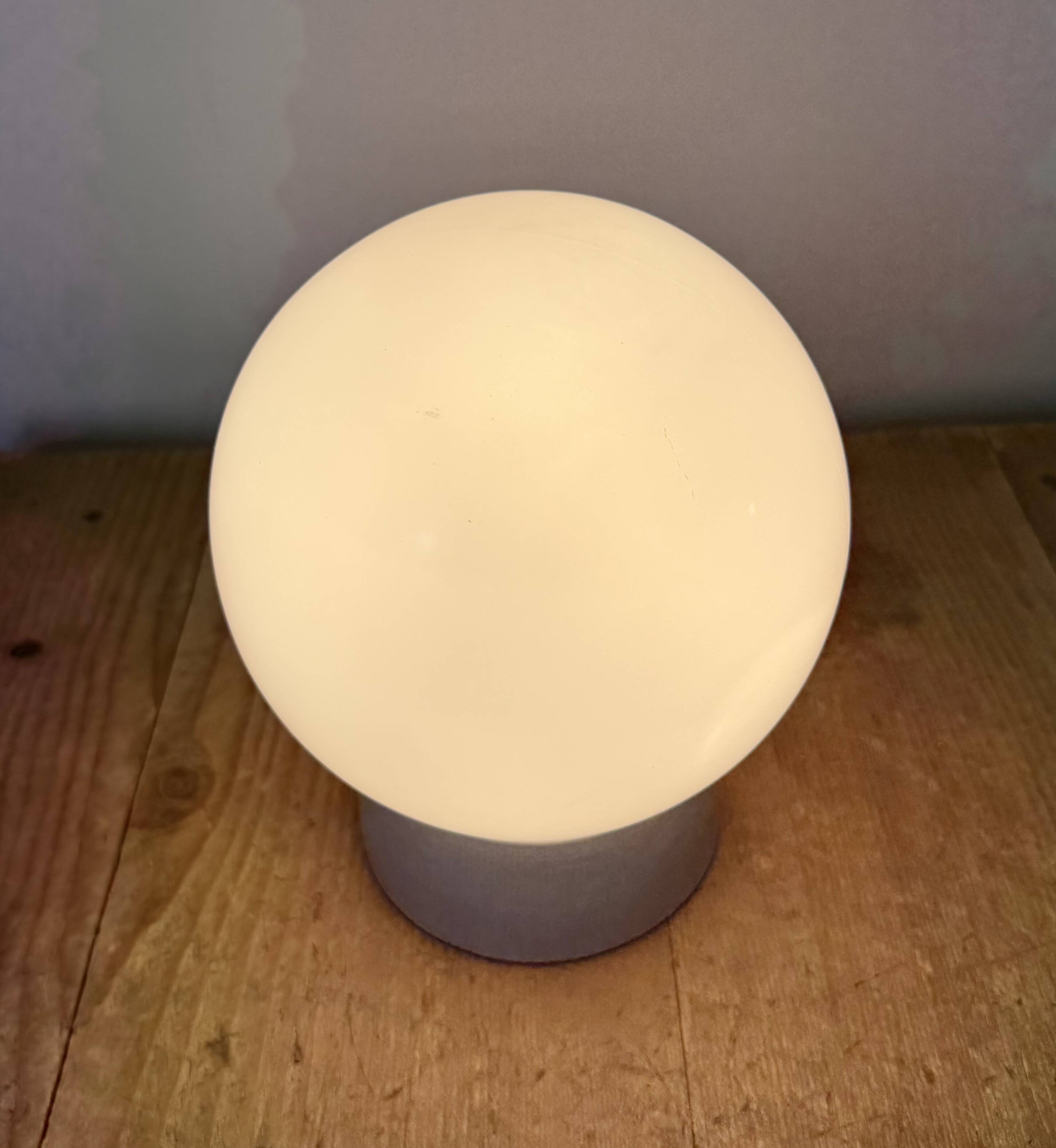 Vintage White Porcelain Ceiling Light, 1970s