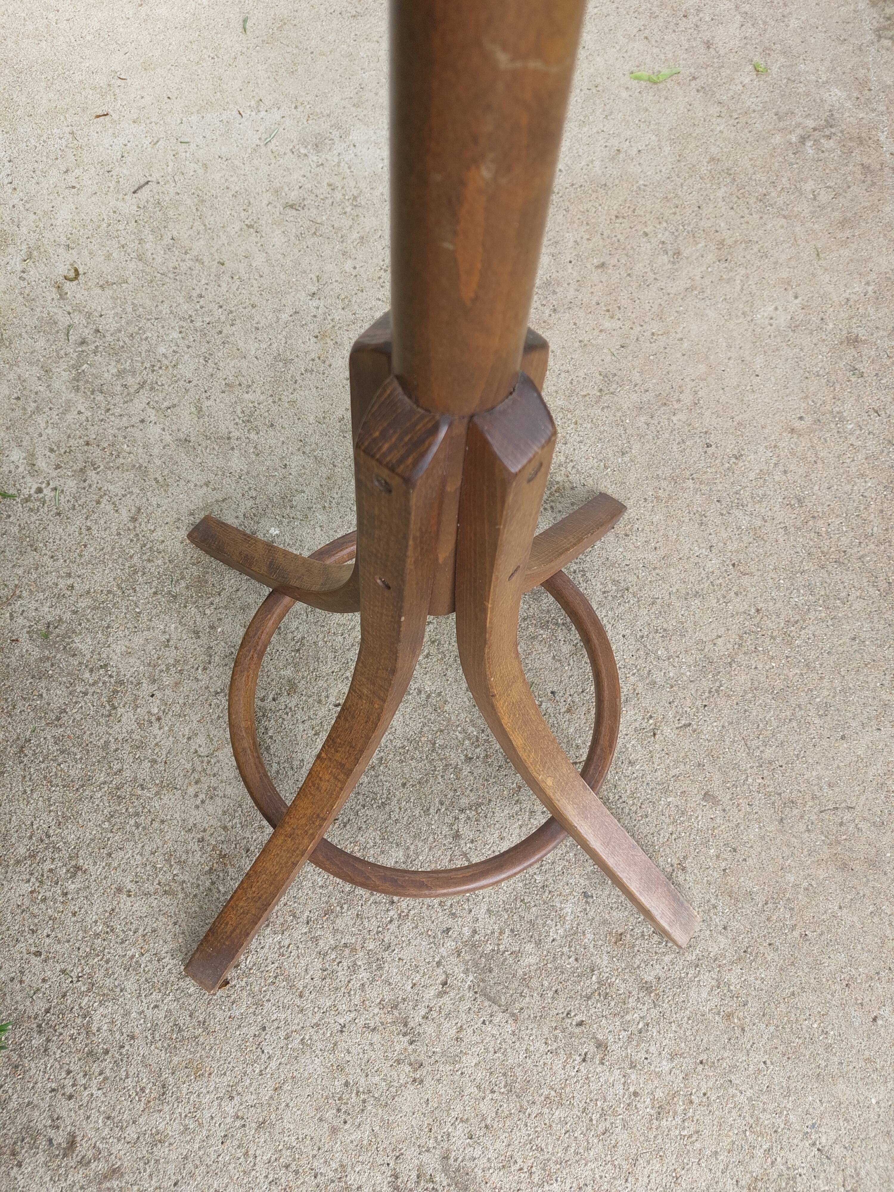 coat rack parrot solid wood, Baumann style