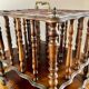 Rosewood music stand from the early 20th century.