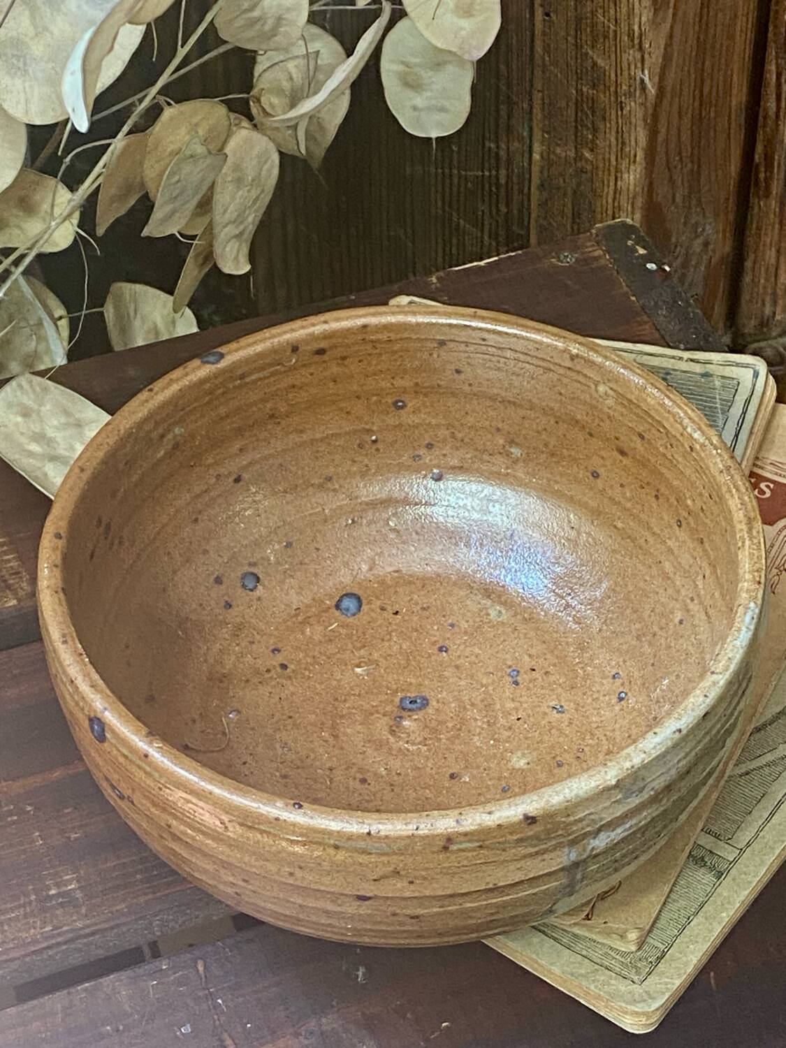 Vallauris Pyrite Stoneware Bowl and Mugs