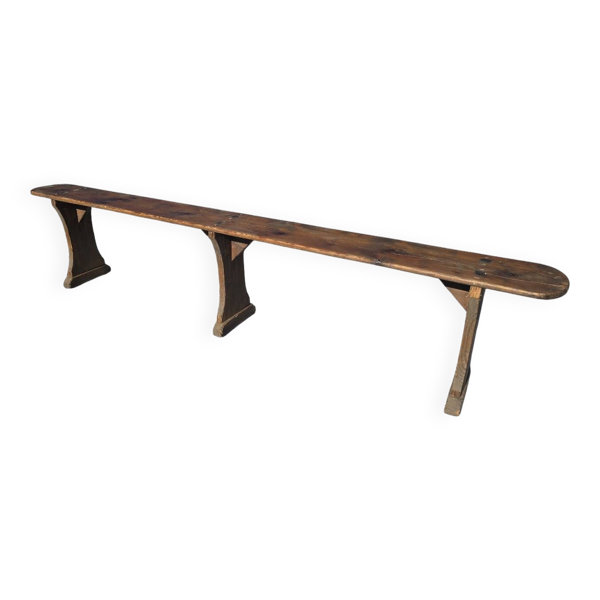 Banc de ferme en sapin