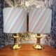 Pair of vintage Hoffknecht light lamps