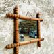 Antique mirror french wall mirror faux bamboo