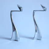 Swan Candlesticks by Matthew Hilton