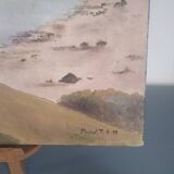 seaside and landscape painting of Brittany signed