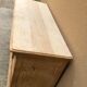 Meuble de métier comptoir buffet bahut enfilade bois brut