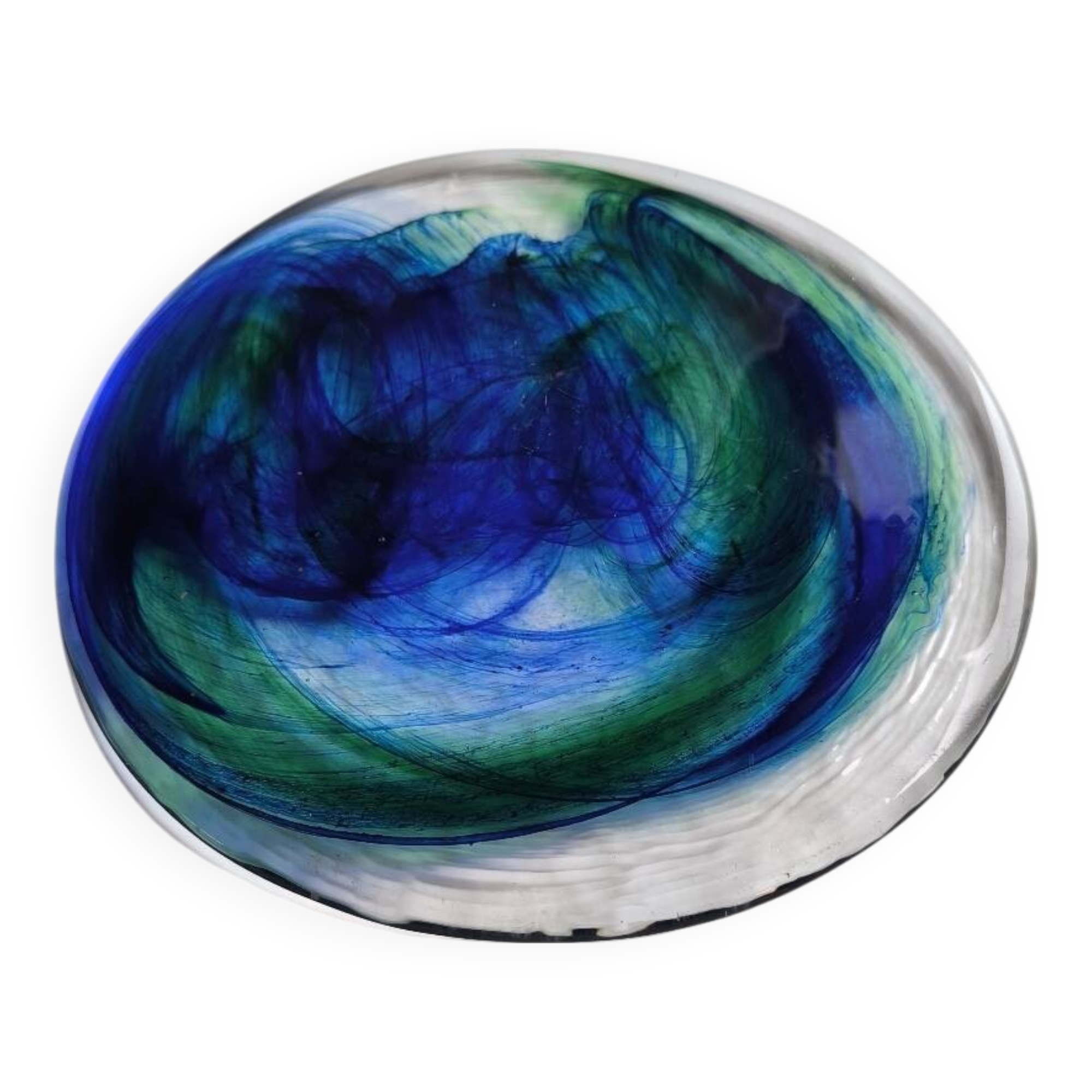 Dessous de plat en verre de Murano 1980