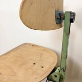 Green Industrial Workshop Chair, 1950s