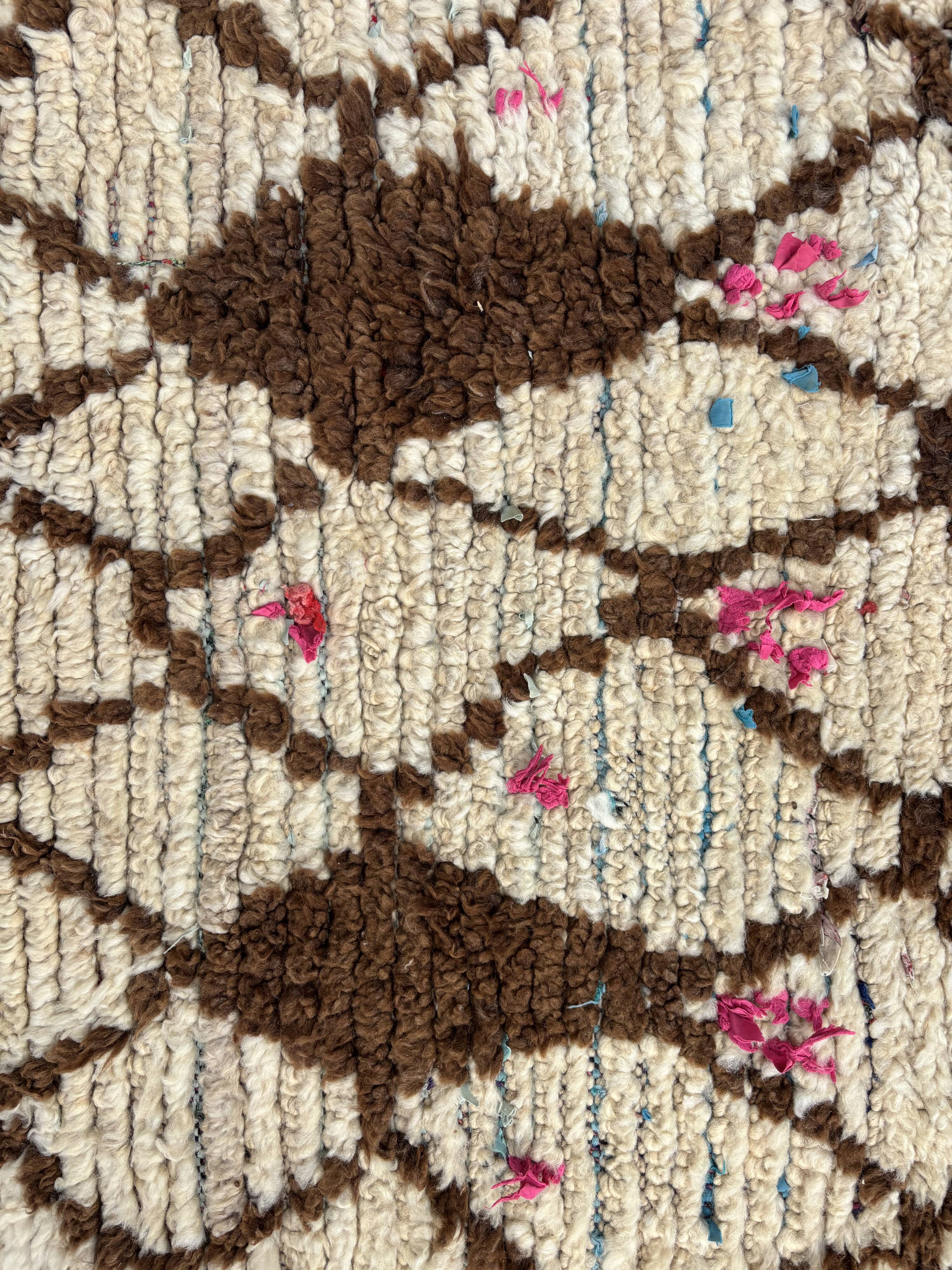 Tapis berbere beni ouarain ancien marocain