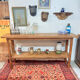 Ancienne console d’atelier en chêne