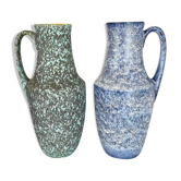 Vases « Supercolor » en poterie Fat Lava par Scheurich Allemagne WGP