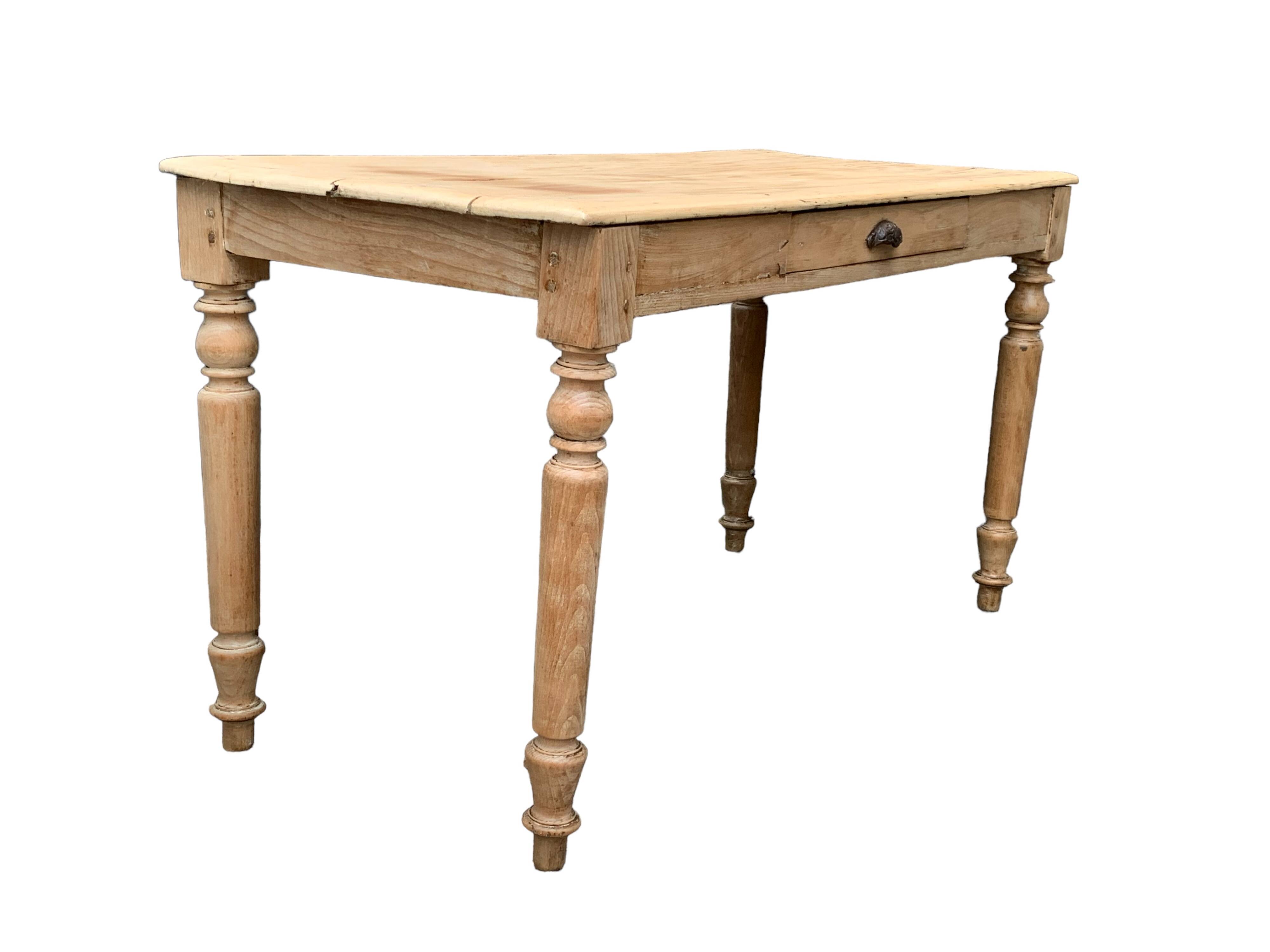 Raw wood farm table 1920