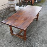 Solid oak farmhouse table