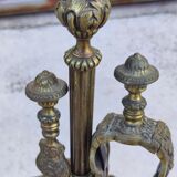 Servant of chemine 19th in bronze, 2 elements