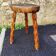 Tabouret tripode brutaliste 1960