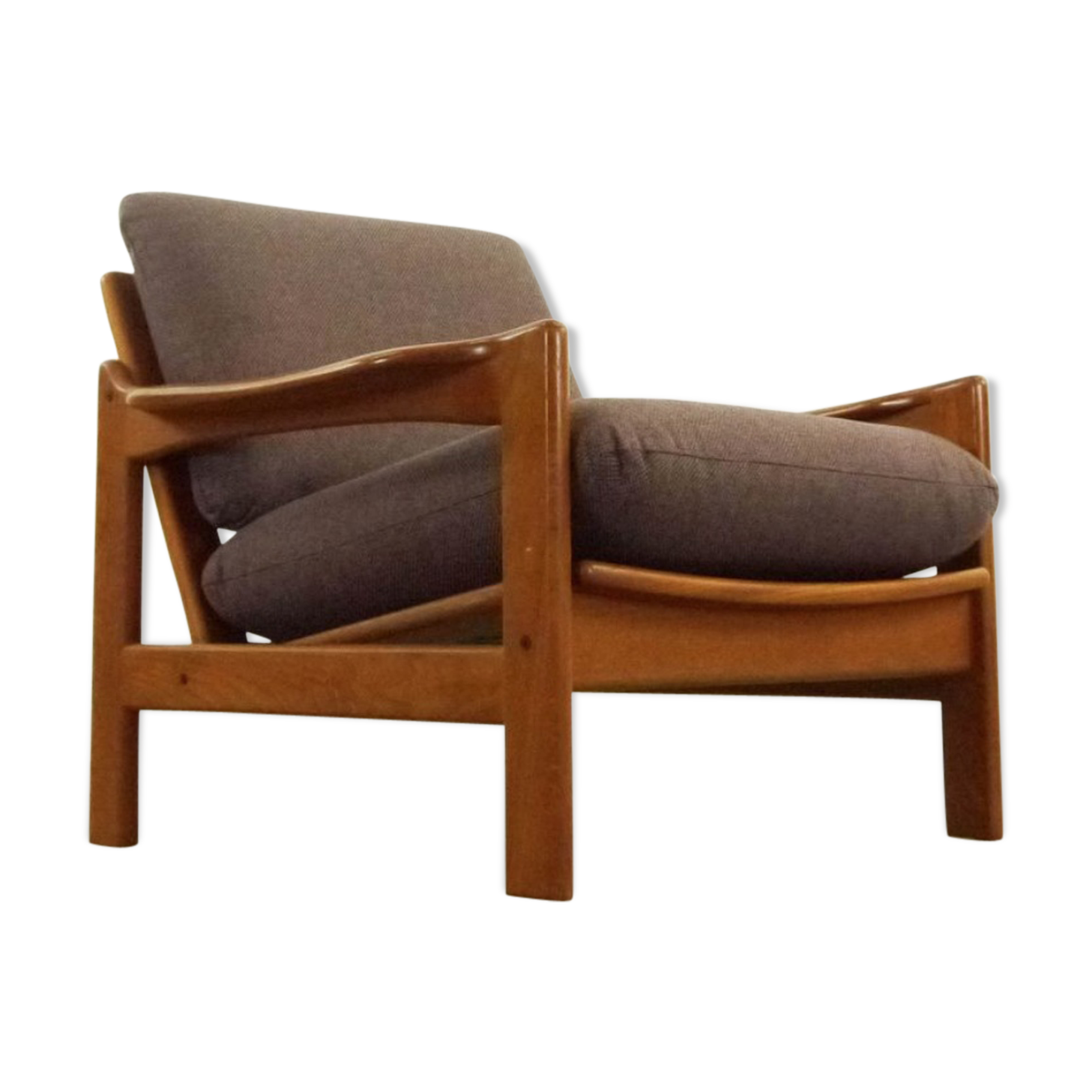 Chair Scandinavian vintage teak 1960 s