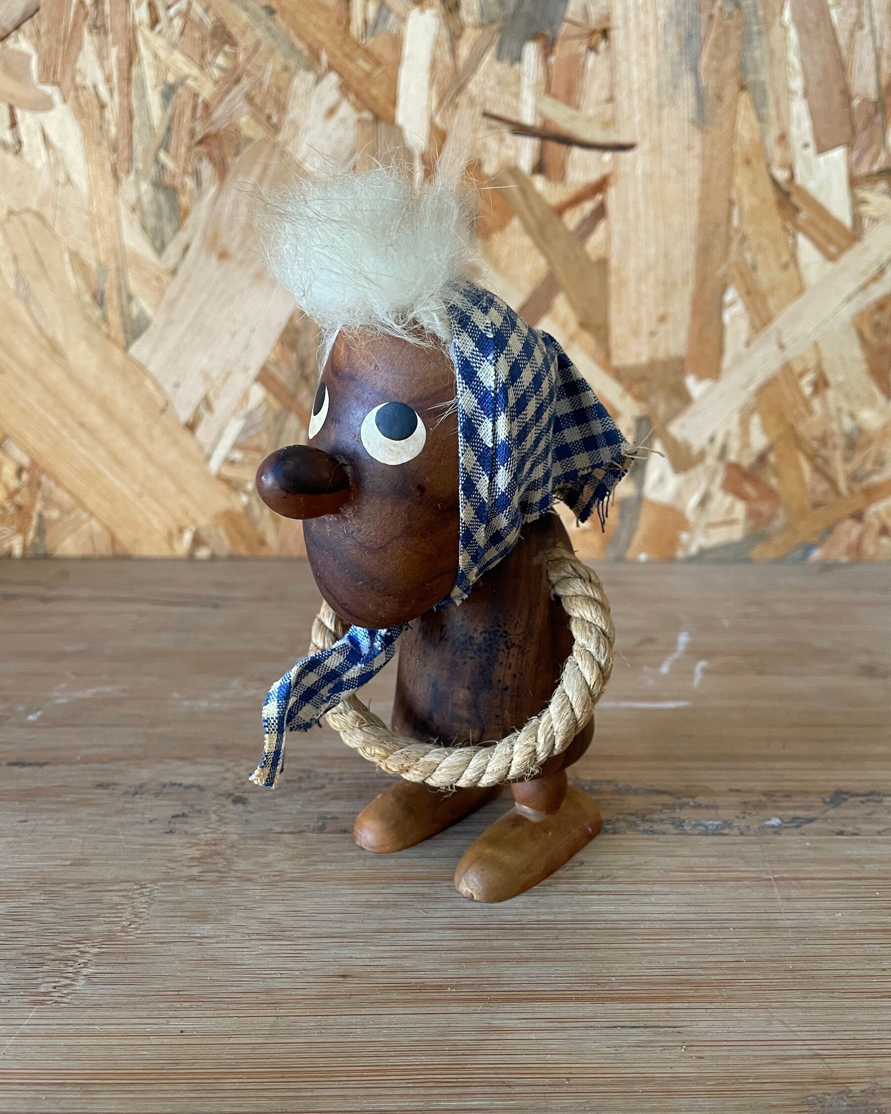 Scandinavian teak figurine