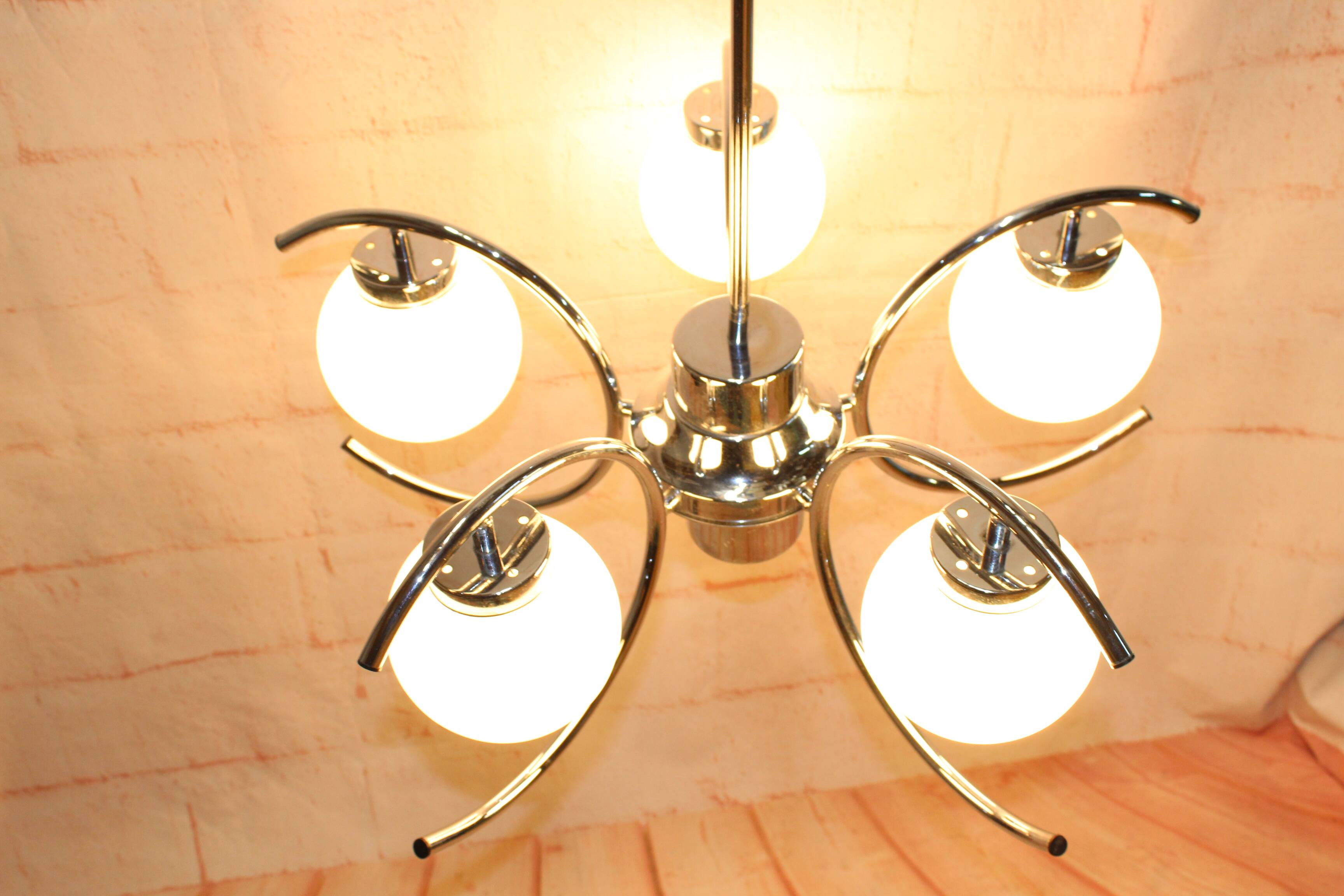vintage chandelier design 70 space age