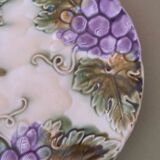 Plate slurry bunches of grapes Onnaing late nineteenth century