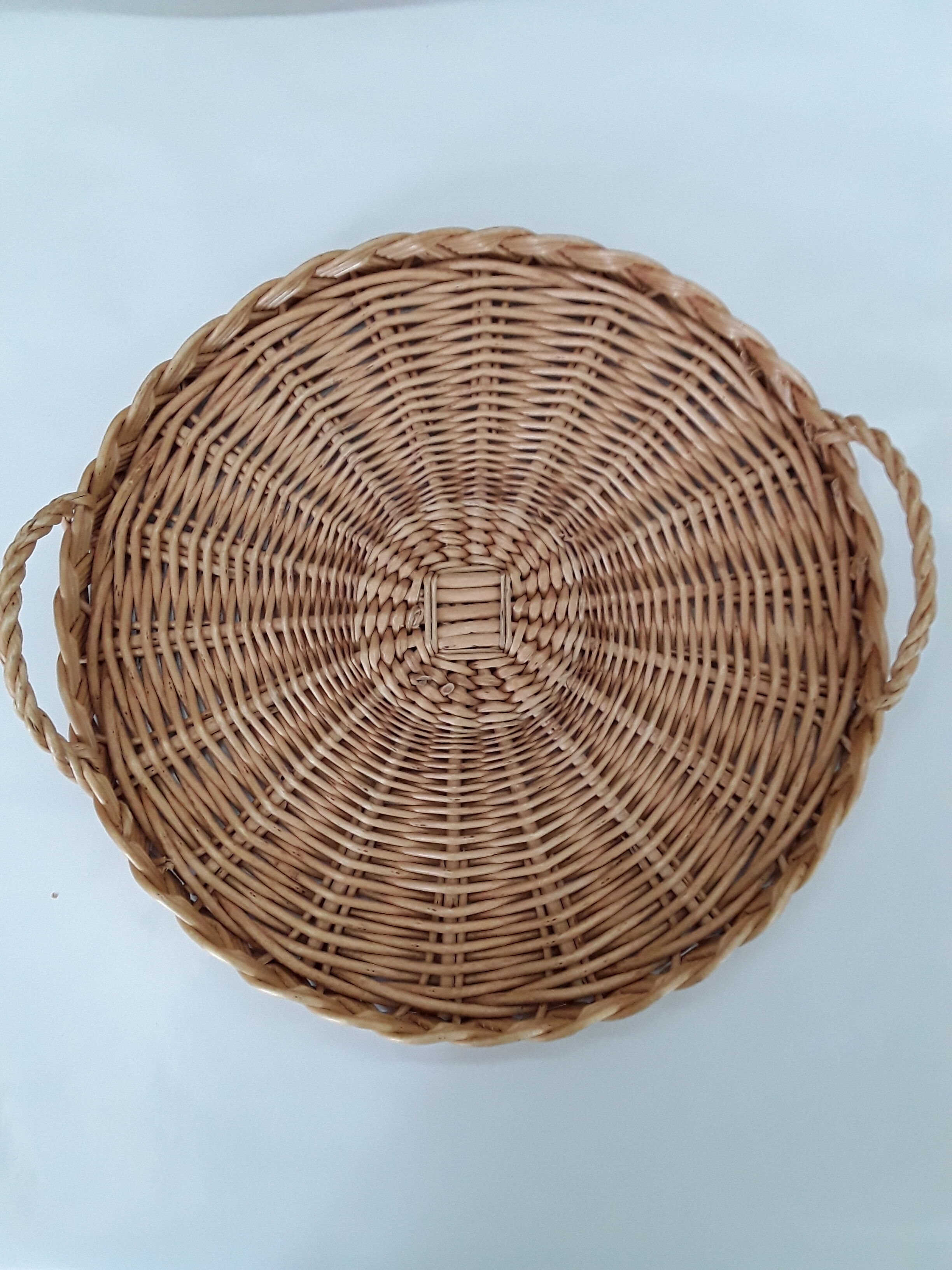 Set 5 wicker trays