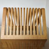 HABITAT magazine rack in bent wood 1980