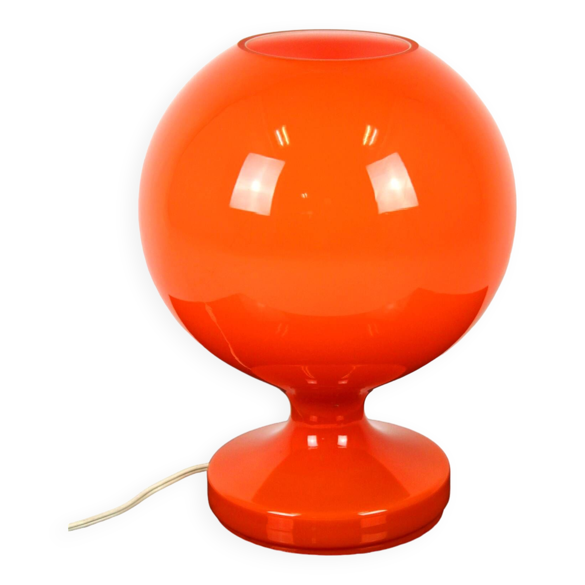 Vintage Glass Table Lamp by Stepan Tabery for Opp Jihlava, 1970s