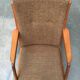 Mid-century model 100 rocking chair in Danish teak by Søren Georg Jensen for Kubus Møbler, 1960s.