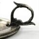 Eclectic chamberstick, silver-plated brass, Poland, early 20th century