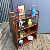 Rattan shelf