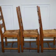 Vintage Dining Chairs, France, 1950s, Set of 6