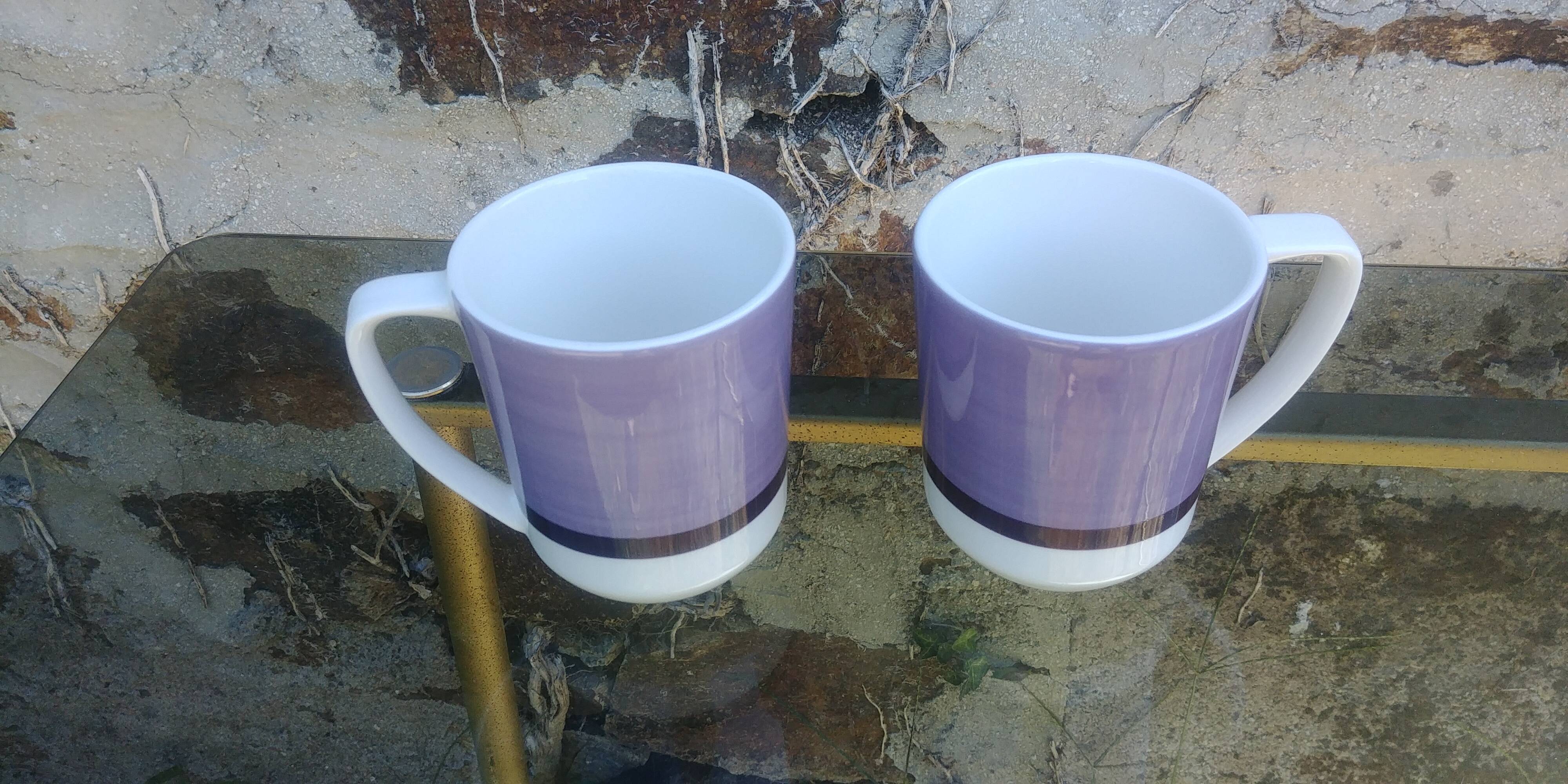 Two cups Vivo de Villeroy and Boch series "just violet"