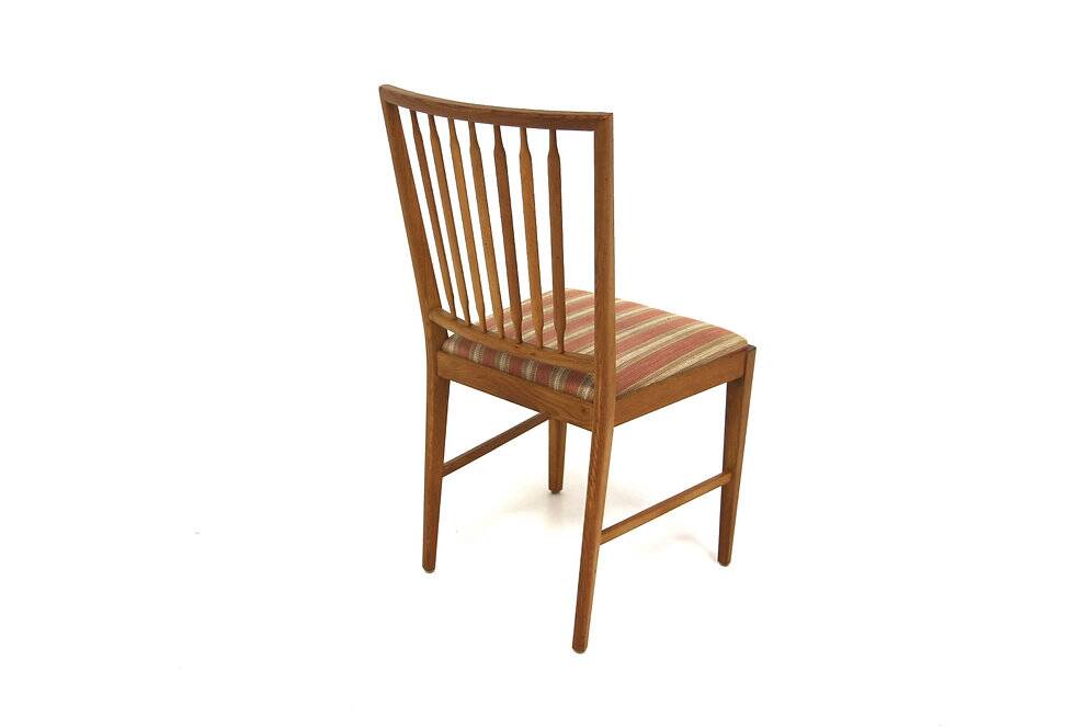 Set of 4 Scandinavian oak chairs, Sweden, 1960