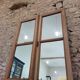 ANTIQUE MIRROR WINDOW