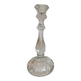 Moulded glass chandelier